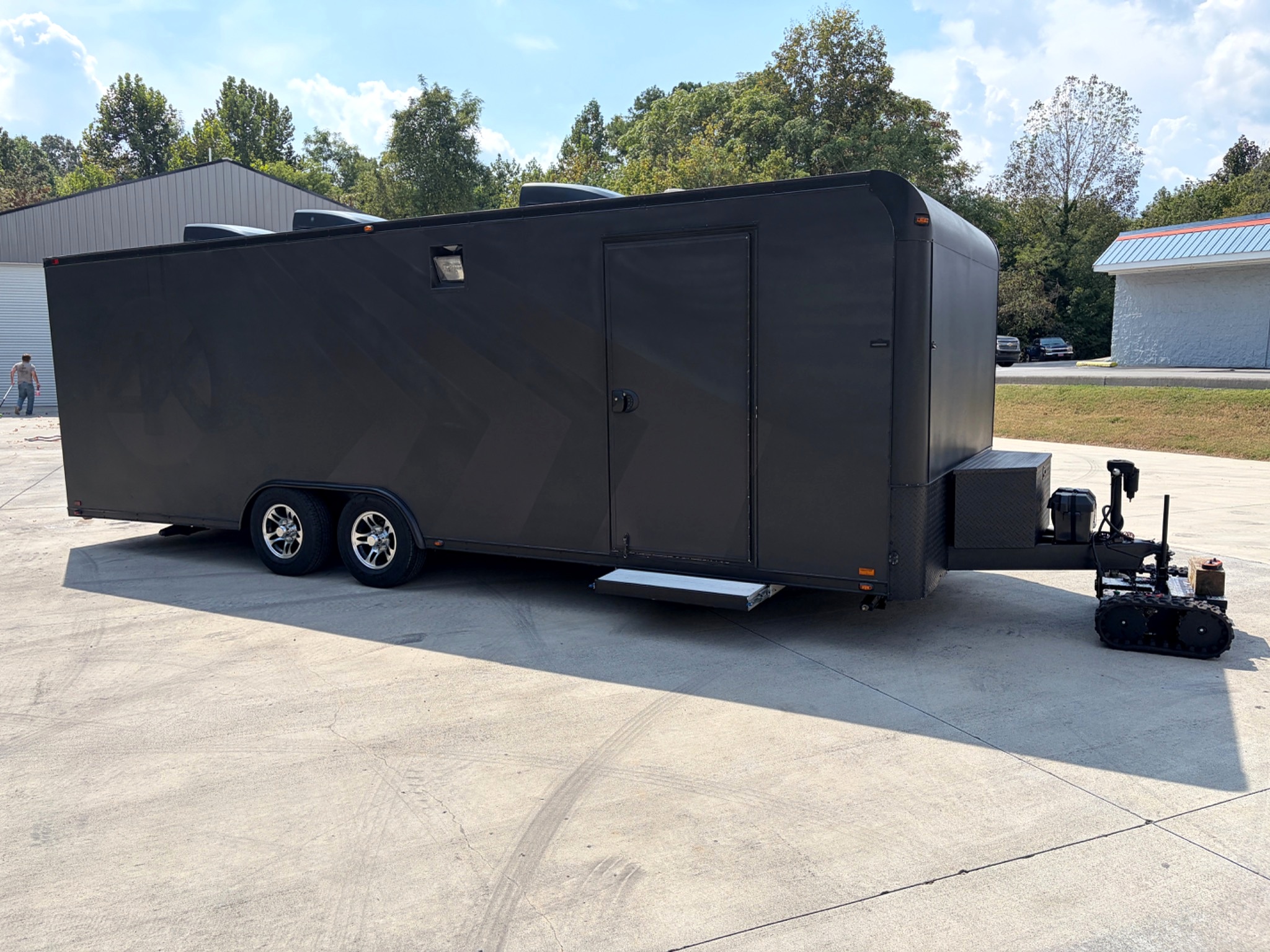 Eclipse mobile production trailer side exterior